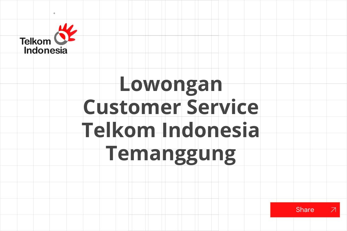 Lowongan Customer Service Telkom Indonesia Temanggung